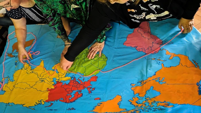 Wspólne ćwiczenia i prace plastyczne